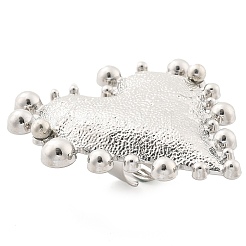Heart Alloy Open Cuff Rings&nbsp;RJEW-A057-01P