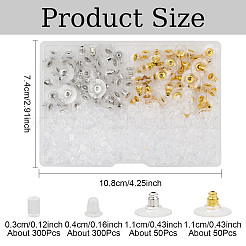 700Pcs 4 Styles Plastic Ear Nuts&nbsp;FIND-YW0006-83
