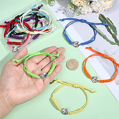 10Pcs Polyester Cord Bracelets&nbsp;BJEW-WR00001