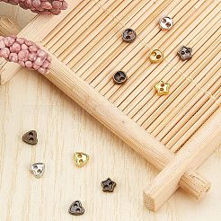 240Pcs 12 Styles Alloy Button&nbsp;FIND-FG0001-42