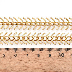 304 Stainless Steel Fishbone Link Chains&nbsp;CHS-N004-01G