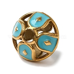 304 Stainless Steel Enamel Beads&nbsp;SA-CBA9422-01G-04