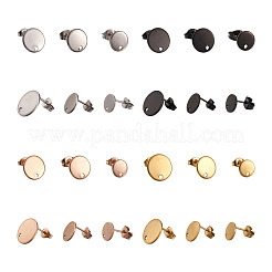 PVD Vacuum Plating 304 Stainless Steel Stud Earring Findings&nbsp;STAS-TA0004-67
