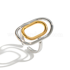 304 Stainless Steel Cuff Open Rings for Women&nbsp;IS9172