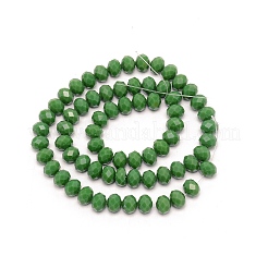 Glass Faceted Beads Strands&nbsp;GLAA-SZC0003-03C