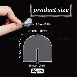 50Pcs Arch Acrylic Wine Glass Tags&nbsp;FIND-NB0013-02A