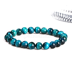 Natural Tiger Eye Beaded Bracelets&nbsp;PW-WGEF505-02