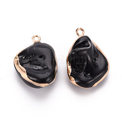 Electroplate Freshwater Shell Pendants&nbsp;SHEL-T018-12G-08