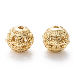Alloy Hollow Beads&nbsp;PALLOY-P238-24G-RS