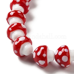 Handmade Lampwork Beads Strands&nbsp;LAMP-Q033-02A