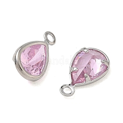 Brass Pave Cubic Zirconia Charms&nbsp;CU-CBABEB3-04P-02