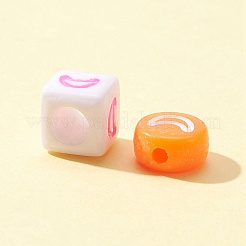 511Pcs 10 Style Transparent & Opaque Mixed Color Acrylic Beads&nbsp;MACR-FS0001-34