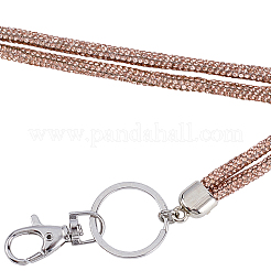 1Pc Alloy Rhinestone ID Card Lanyard&nbsp;AJEW-CP0009-93