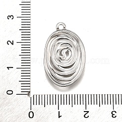 304 Stainless Steel Pendants&nbsp;STAS-M116-18P
