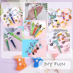 15Pcs 15 Styles PVC Plastic Beads&nbsp;SIL-SZ0002-03