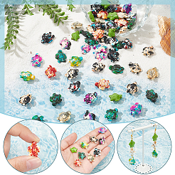 108Pcs 9 Colors Synthetic Turquoise Dyed Beads&nbsp;G-NB0005-43