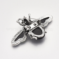 Synthetic Blue Goldstone Brooches/Pendants&nbsp;G-S353-08A