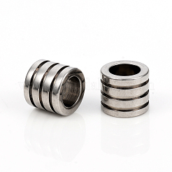 Non-Tarnish 201 Stainless Steel European Beads&nbsp;STAS-I149-33B