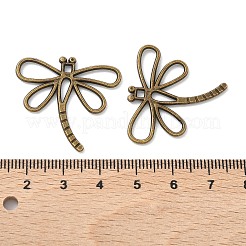 Dragonfly Tibetan Style Alloy Pendants&nbsp;TIBEP-R344-16AB-FF