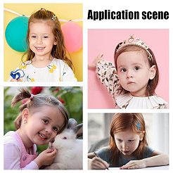 60Pcs 3 Style Cute Spray Painted Iron Snap Hair Clips&nbsp;PHAR-NB0001-07