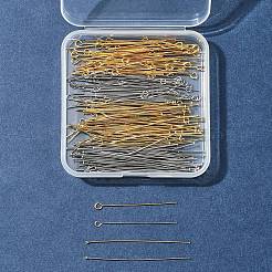 304 Stainless Steel Flat Head Pins & Eye Pins&nbsp;STAS-FS0001-58