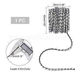 7 Yards Imitation Leather Braided Cords&nbsp;WL-PH0004-12