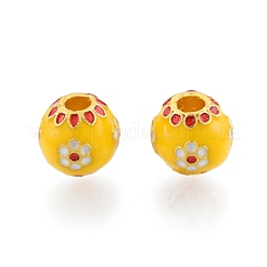 Alloy Enamel Beads&nbsp;PALLOY-P285-14MG-01