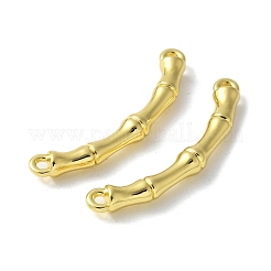 Alloy Curved Bamboo Stick Connector Charms&nbsp;PALLOY-S044-07A-G