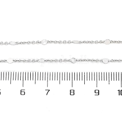 1MM Brass Cable Chain Necklace for Women Men&nbsp;KK-P302-02P