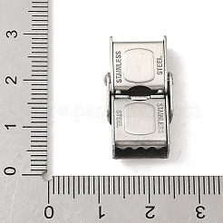 304 Stainless Steel Watch Band Clasps&nbsp;STAS-Z147-35P-01