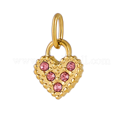 Valentine's Day 304 Stainless Steel Charms&nbsp;STAS-OY016-03G