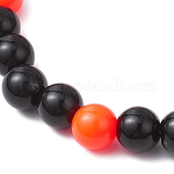 3Pcs Halloween Alloy Enamel Charm Bracelets&nbsp;BJEW-JB12010