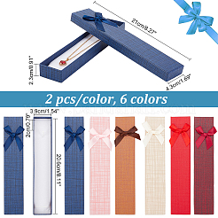 12Pcs 6 Colors Rectangle Cardboard Gift Boxes&nbsp;CON-PH0002-87
