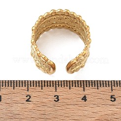 Flower 304 Stainless Steel Finger Rings Components&nbsp;SA-CBA45D5-14G