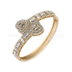 Zinc Alloy Rhinestone Hinged Bangles for WOmen&nbsp;FS-WG4A2DB-01