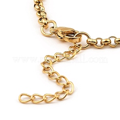 201 Stainless Steel Link Bracelet for Women&nbsp;BJEW-D062-01C