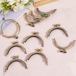 10Pcs 10 Colors Iron Kiss Lock Purse Handle Frame&nbsp;IFIN-BBC0001-07