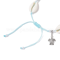 Alloy Turtle Charm Bracelets&nbsp;BJEW-JB11758-03