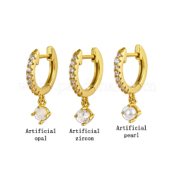 Elegant S925 Silver Earrings with Zirconia&nbsp;PJ3202