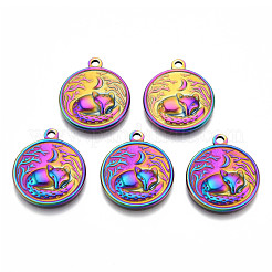 201 Stainless Steel Pendants&nbsp;STAS-N098-142M