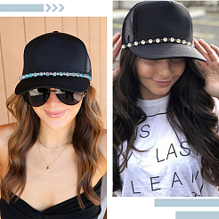 6Pcs 6 Styles Ocean Theme Synthetic Turquoise & Magnesite Beads and Alloy Baseball Cap Chain&nbsp;HJEW-SC0002-34