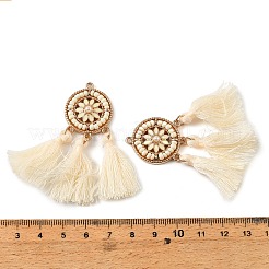Tassel Alloy Enamel Big Pendants&nbsp;AL-CBA75EE-05KCG