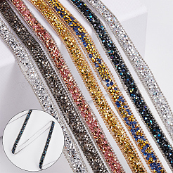5 Yards Self Adhesive Resin Rhinestone Tape&nbsp;DIY-SP0002-49C
