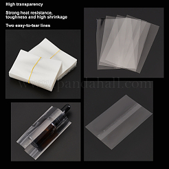 400Pcs Frosted Heat Shrink Sheets Film&nbsp;DIY-PH0006-14
