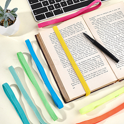 Candy Color Nylon & Spandex Elastic Bookmark&nbsp;OFST-CP0001-14C
