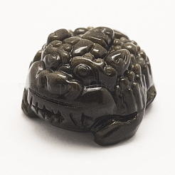 Natural Golden Sheen Obsidian Pendants&nbsp;G-G660-11