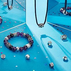 120Pcs 6 Style Tibetan Style Alloy Beads&nbsp;TIBE-NB0001-21