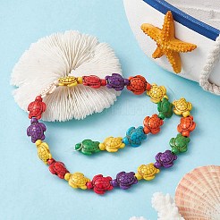 Synthetic Turquoise Beads Strands&nbsp;G-YW0001-50B
