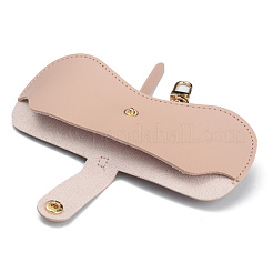 Portable PVC Leather Glasses Cases&nbsp;AJEW-WH0250-89C