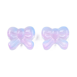 Transparent Spray Painted Glass Beads&nbsp;GLAA-N035-025-G03